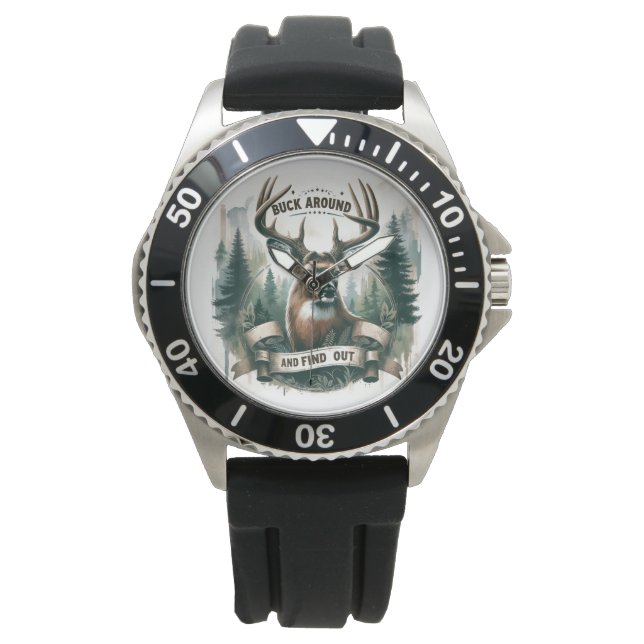 Montre Buck Autour Et Découvrir, Saison De Chasse Aux Cer (devant)