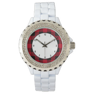 Montre Buffalo rouge abattu