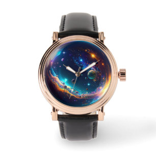 Montre Bulle cosmique Galaxie Imaginaire Art