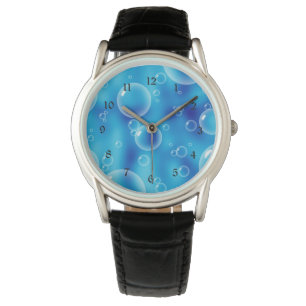 Montre Bulles bleues