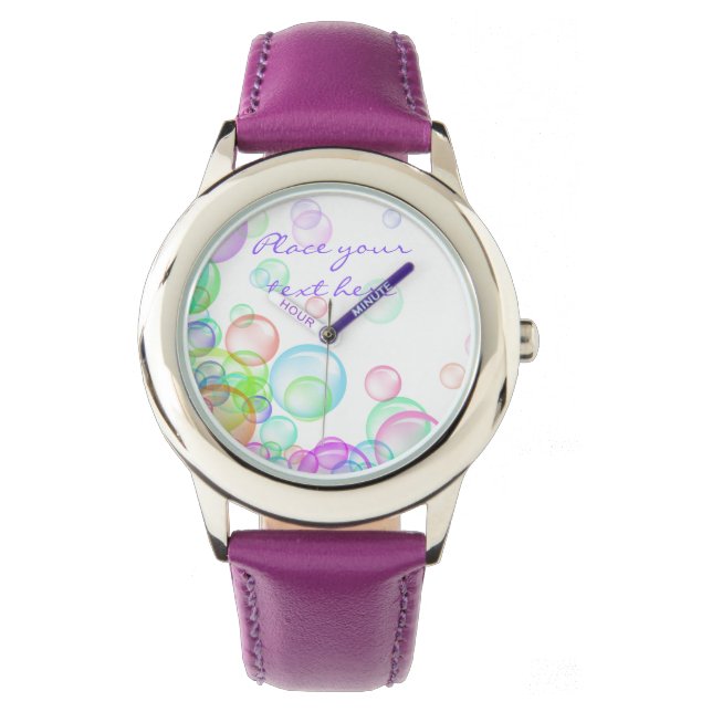 Montre Bulles de savon (devant)