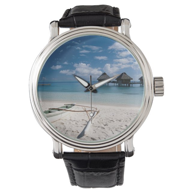Montre Bungalows from beach Motu (devant)
