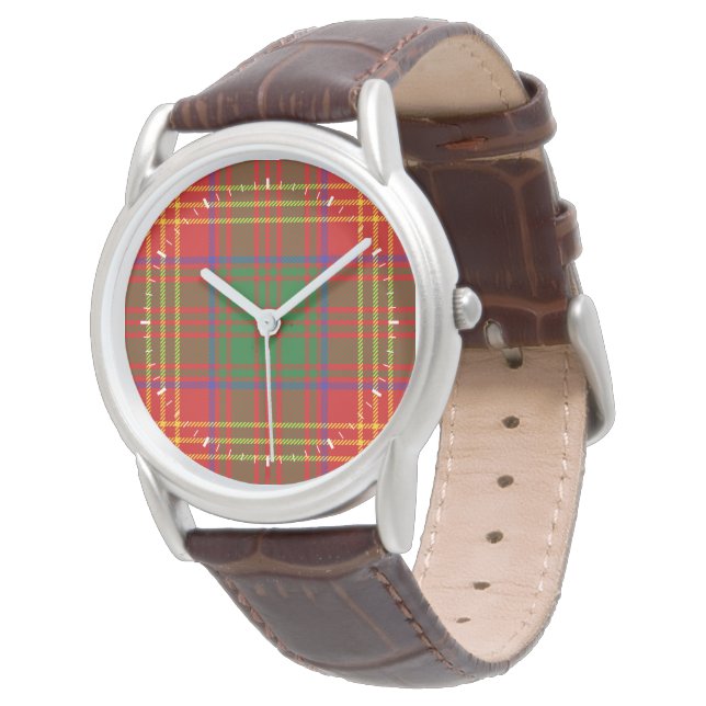 Montre Burns Clan Tartan (Incliné)