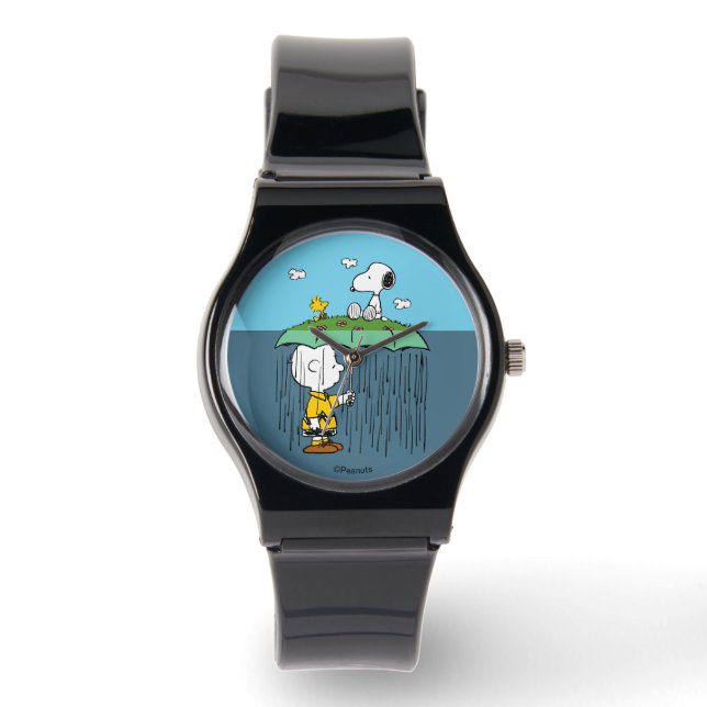 Montre cacahuètes | Jour ensoleillé Jour de pluie Half &  (Recto)