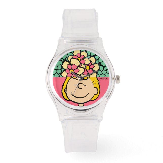Montre cacahuètes | Moitié et demi-fleurs Sally (Recto)