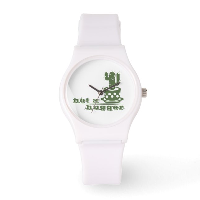Montre Cactus Pas un gros cactus drôle dire (Recto)