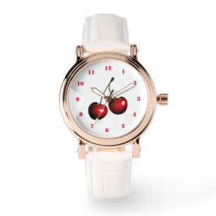 Montre Cadeau Cerise Rouge