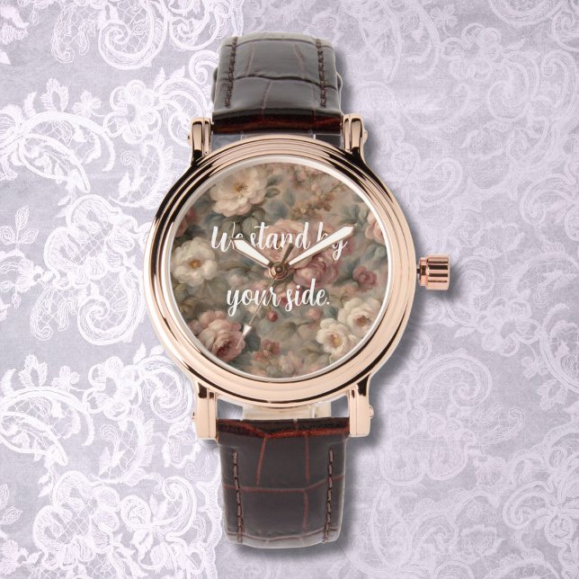 Montre Cadeau commémoratif Rose classique pour la mère en (Classic Roses Memorial Gift for Grieving Mother)
