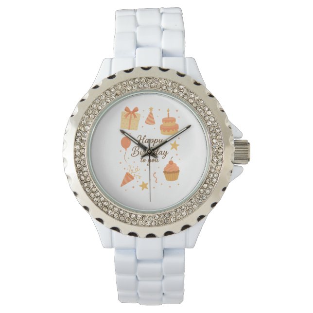 Montre Cadeau d'anniversaire - Elégante et personnalisée  (devant)
