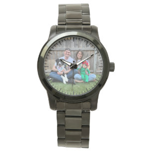 Montre Cadeau de la fête des mères, photo personnalisée n