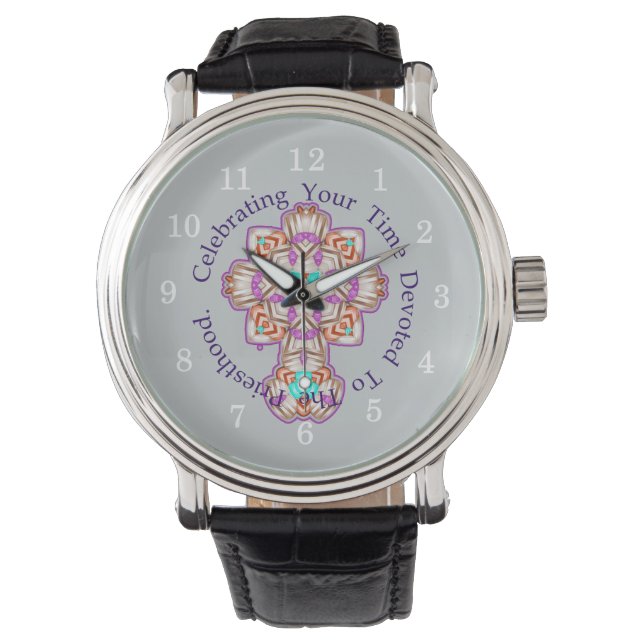 Montre Cadeau de l'anniversaire de l'ordre du prêtre (devant)