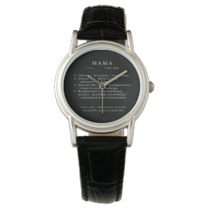 Montre Cadeau de maman polonaise - définition MAMA