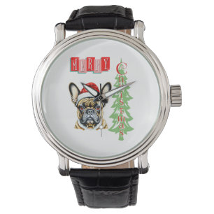 Montre Cadeau de Noël pour Bulldog