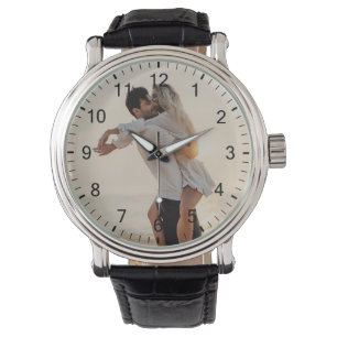 Montre Cadeau de Noël romantique Votre photo personnelle