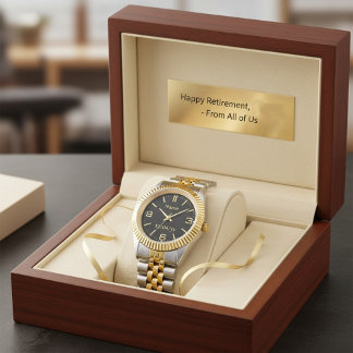 Montre Cadeau de retraite élégant pour lui | Luxe