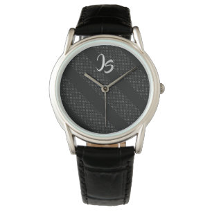 Montre Cadeau élégant avec personnalisation Monogramme ar