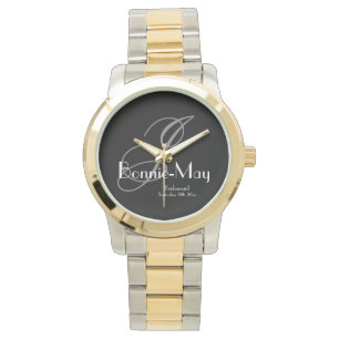 Montre Cadeau Élégant pour Demoiselle d'Honneur avec Mono