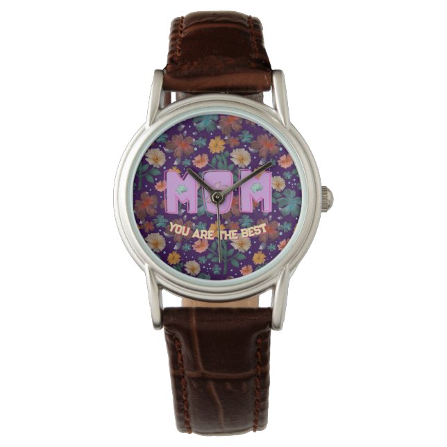 Montre Cadeau personnalisé de la fête des mères (devant)