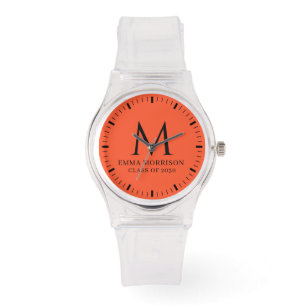 Montre Cadeau personnalisé pour femme avec monogramme de