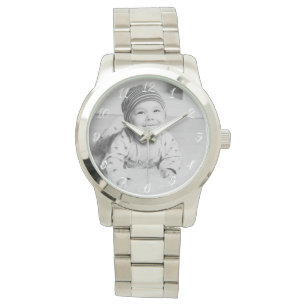 Montre Cadeau photo classique personnalisable