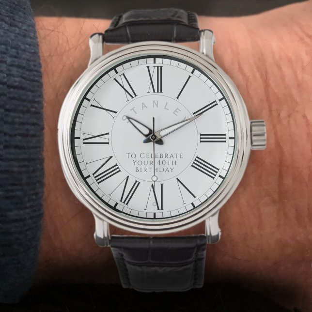 Montre Cadeau pour l'homme sur son 40e anniversaire avec  (Créateur téléchargé)