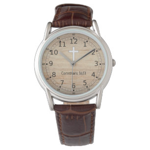 Montre Cadeaux chrétiens pour les hommes - religieux