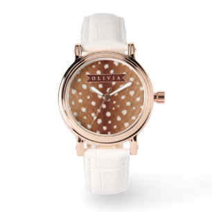 Montre Cadeaux Personnalisés avec Impression de Cerf à l'