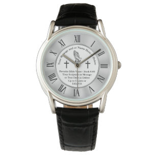 Montre Cadeaux personnalisés d'écriture sainte pour lui