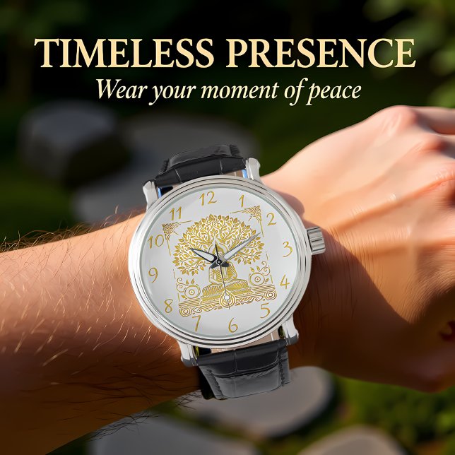 Montre Cadre feutré pour Bouddha d'or (Créateur téléchargé)