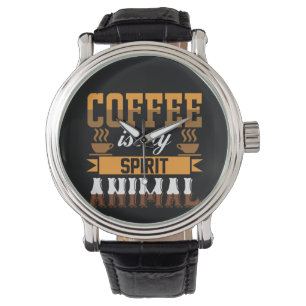 Montre Café Art Café Mon Esprit Animal