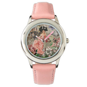 Montre Café Lady Victorian Femme Rose Classy
