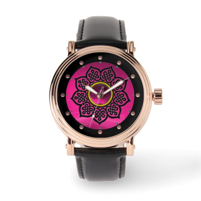 MONTRE CAILLOT ROSE PURPLE AMÉTHYST (Recto)