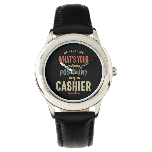 Montre Caissier Titre du travail Cadeau (devant)