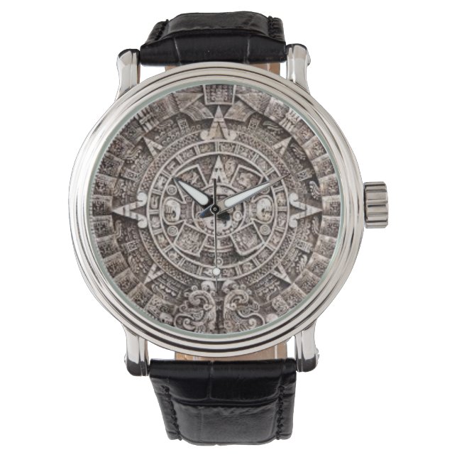 Montre Calendrier maya Wristwatc (devant)