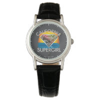 California Supergirl Sunset Graphic