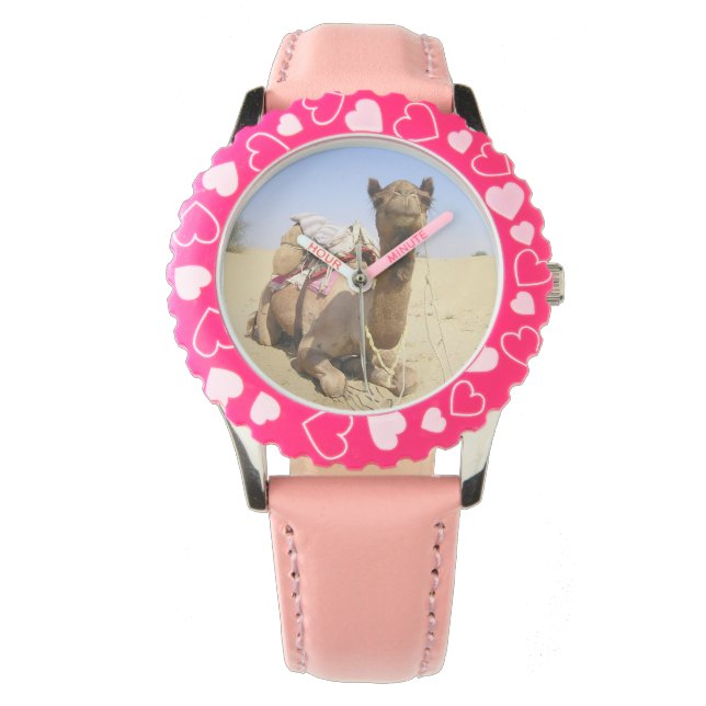 Montre Camel Desert Moyen-Orient Paix Amour Nature Destin (devant)