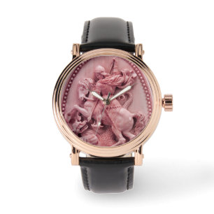 MONTRE CAMEO ANTIQUE / SAINT GEORGE AVEC DRAGON
