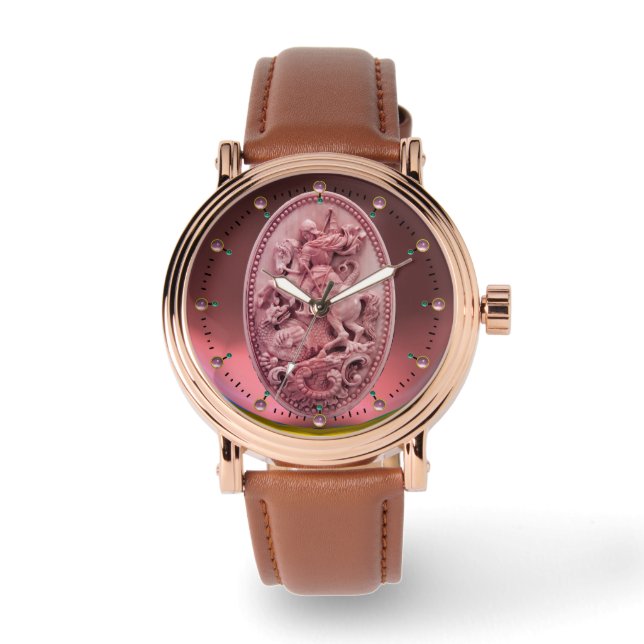 MONTRE CAMEO ANTIQUE / SAINT GEORGE AVEC DRAGON (Recto)