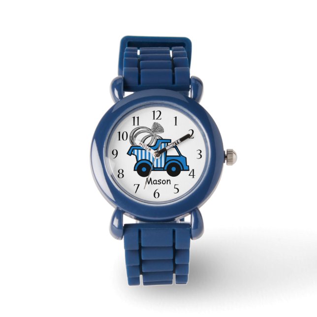 Montre Camion de vidange de porte-anneau (Recto)