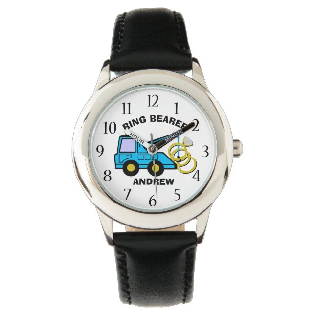 Montre Camion Mariage de porte-anneau (devant)