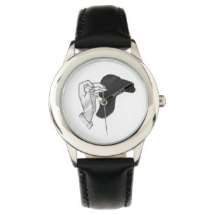 Montre Camion Silhouette à la main