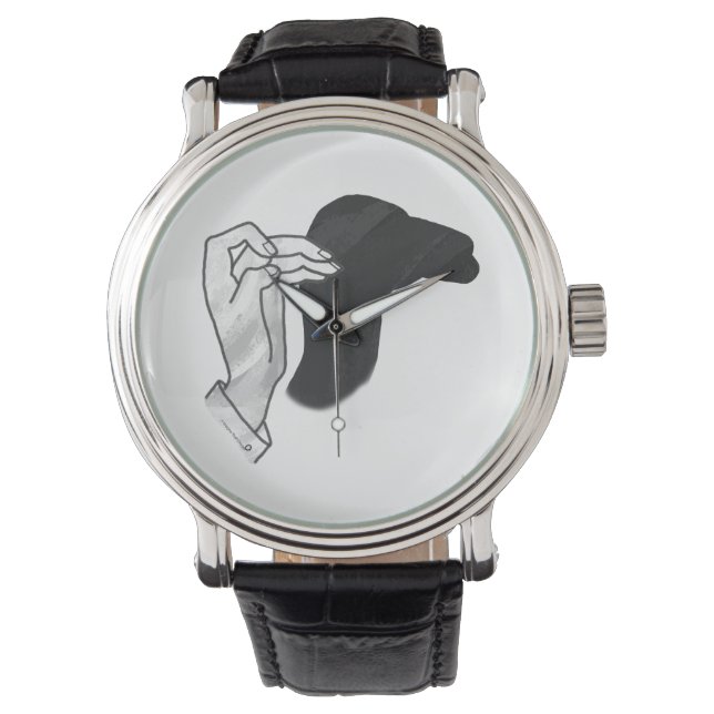 Montre Camion Silhouette à la main (devant)