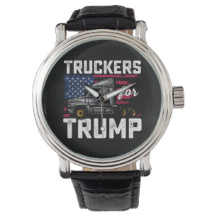 Montre Camionneurs Pour Élection Présidentielle Trump Vin