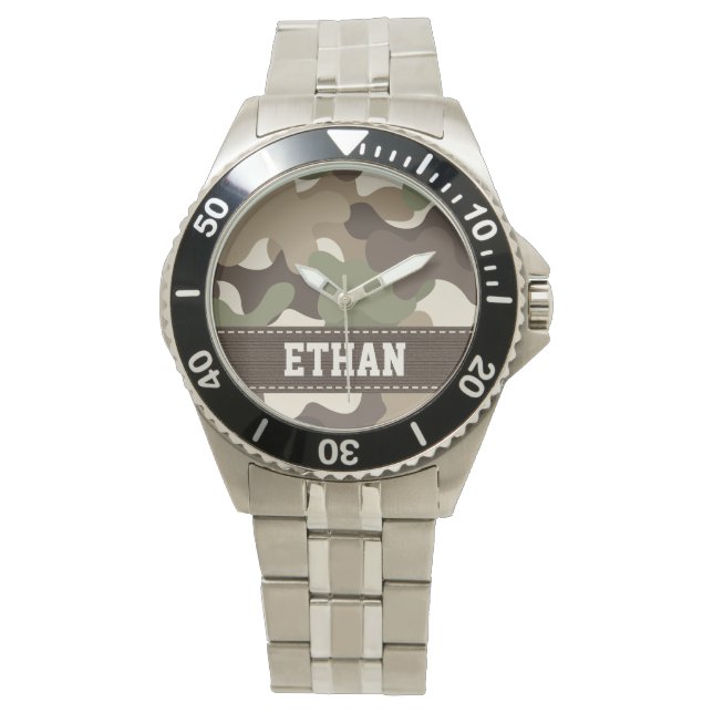 Montre Camouflage personnalisé (devant)