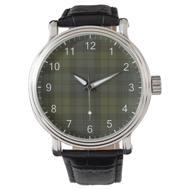 Montre Campbell Clan Tartan (devant)