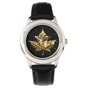 Montre Canada Watch Gold Canada Souvenir Montre-poignet