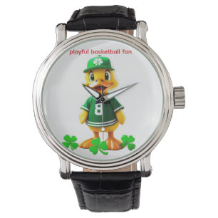 Montre Canard jaune mignon en maillot des Celtics – Unrea