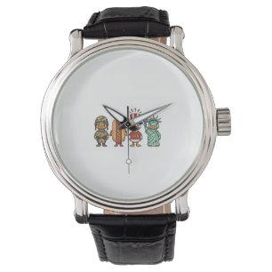 Montre Canard patriotique et chemise vectorielle vintage