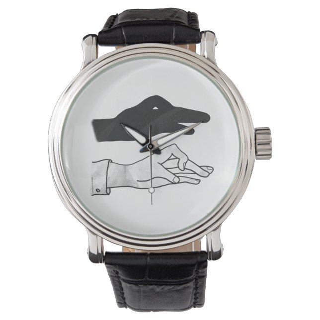Montre Canard Silhouette main (devant)