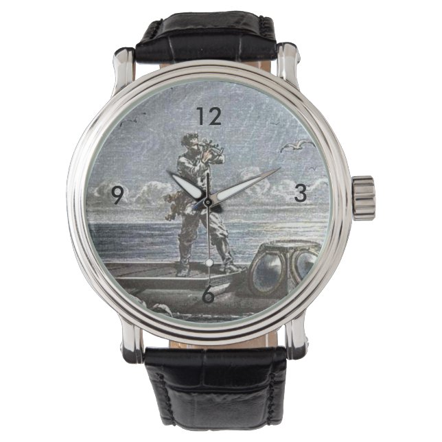 Montre Capitaine Nemo Verne 20 000 lieues Sci Fi Art (devant)